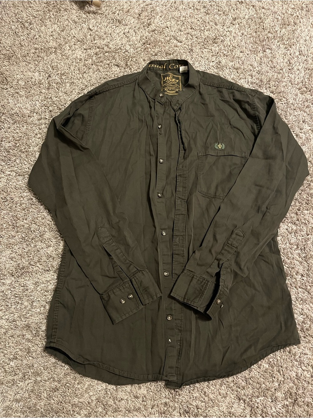 Jigzy Green button up